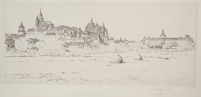 Vista geral de Lublin, 1918
