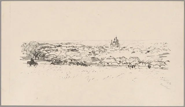 Panorama de Konela (com um cavaleiro)