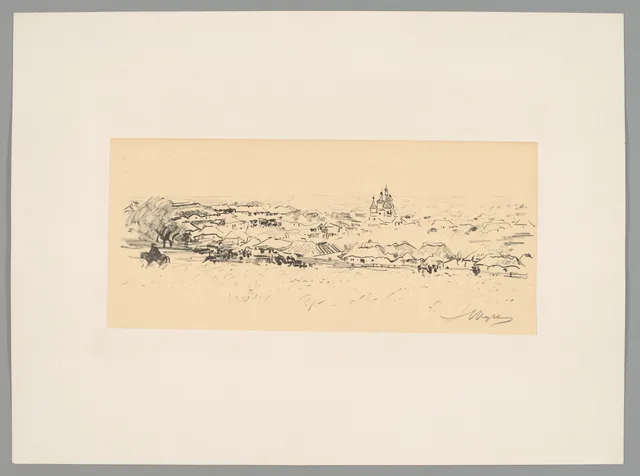 Panorama de Konela (com um cavaleiro)