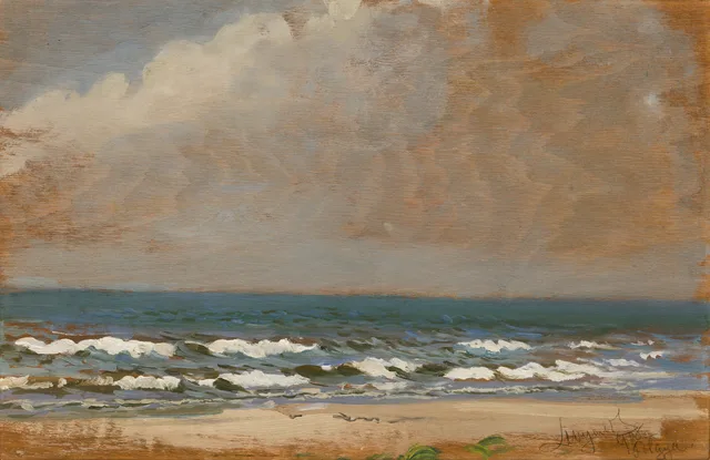 Paisagem marinha de Palanga