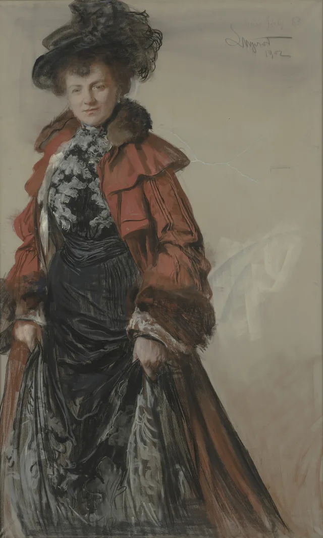 Retrato da atriz Idalia Pawlikowska