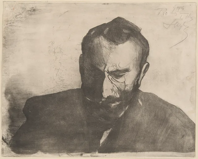 Retrato de Feliks Jasieński, prova de ensaio do primeiro estado