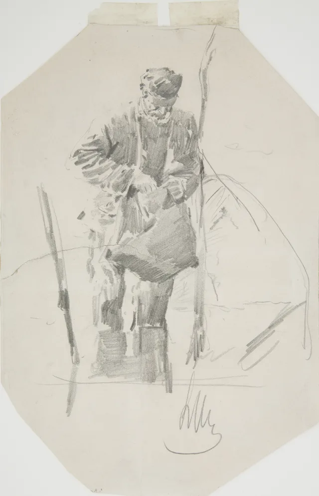 Pescador lançando a isca