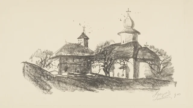 Suceava, duas igrejas ortodoxas de alvenaria