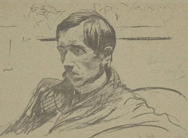 Teodor Grott, busto de três quartos para a esquerda