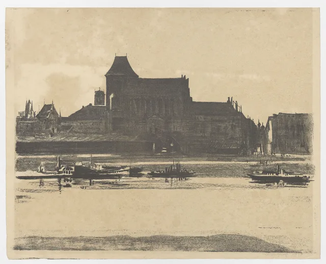 Toruń (vista geral), Leon Wyczółkowski
