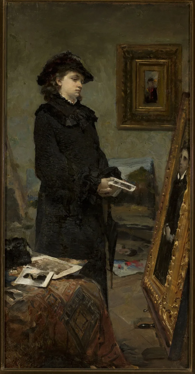 No ateliê do pintor