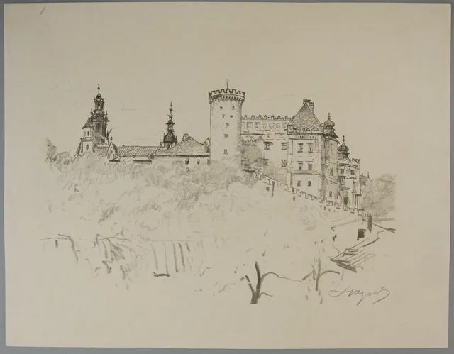 O Wawel visto de Stradom