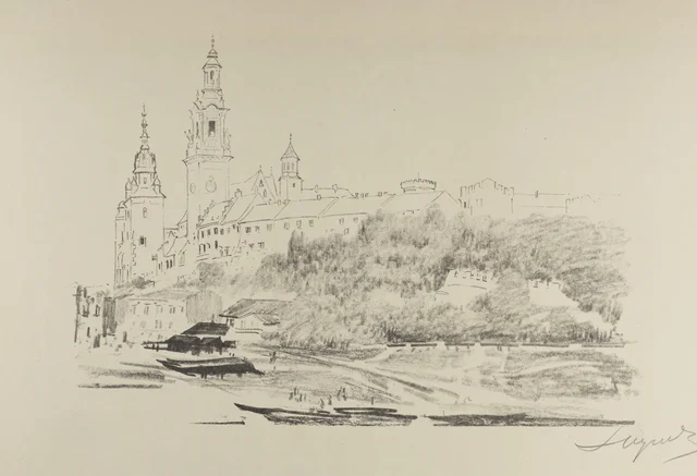 O Wawel visto de Zwierzyniec