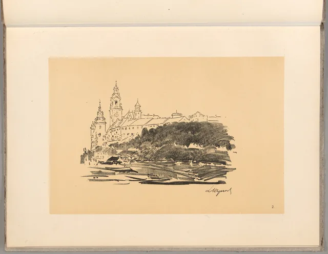 O Wawel visto de Zwierzyniec