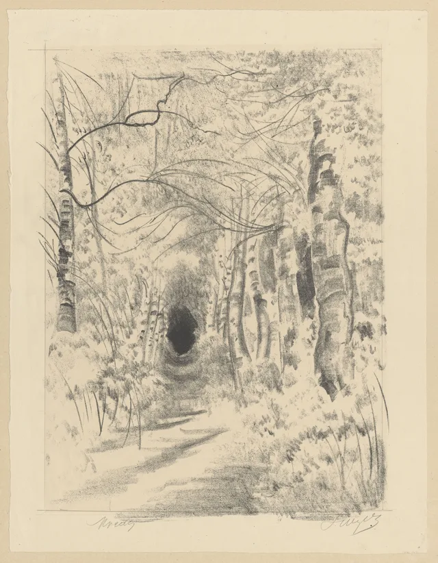 A entrada do Bosque, Leon Wyczółkowski
