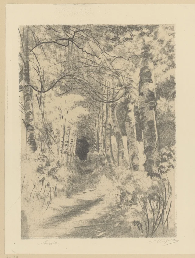 A entrada do Bosque, Leon Wyczółkowski