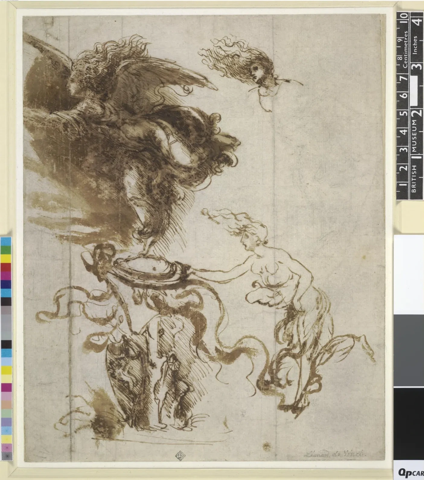 Allegorical Drawing with Various Female Figures, Leonardo da Vinci