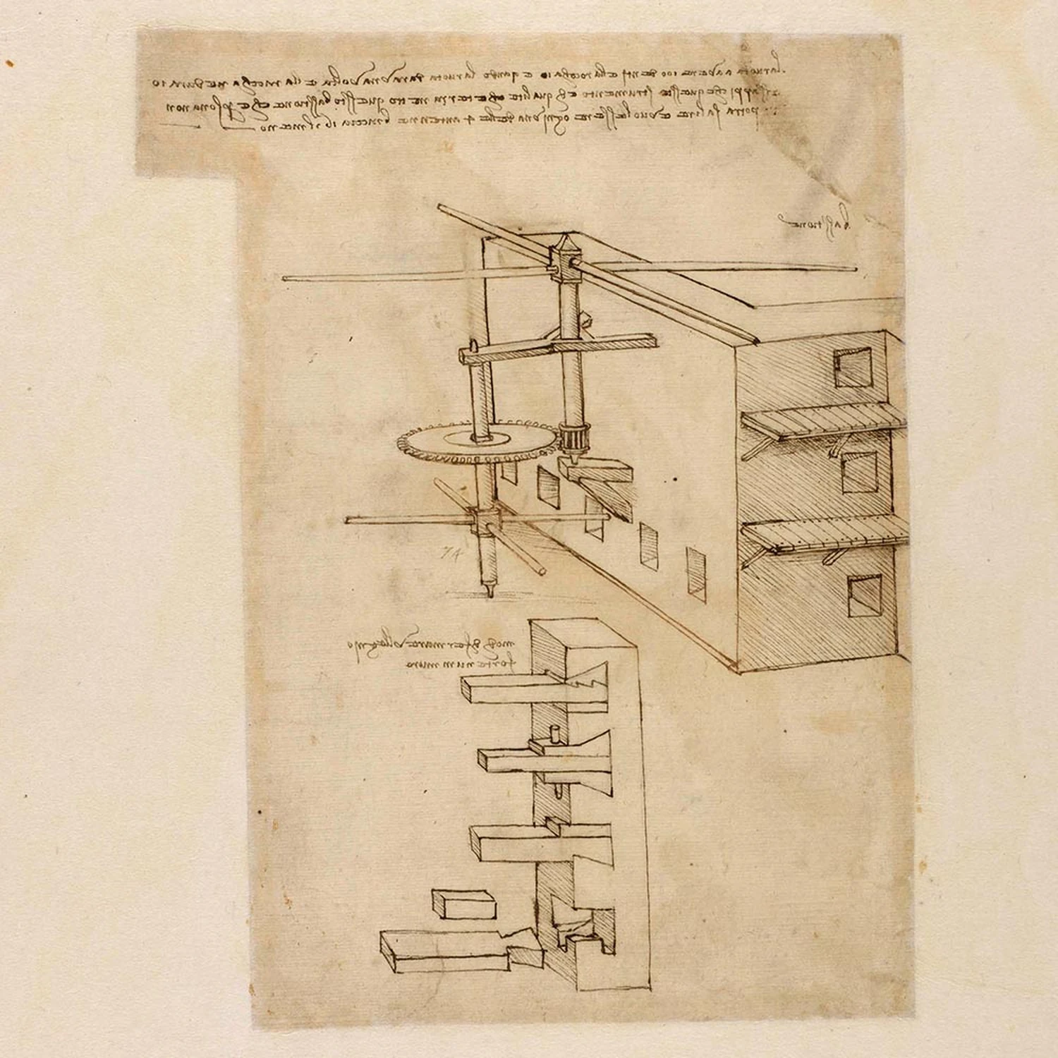 Codex Atlanticus (F0089), Léonard de Vinci