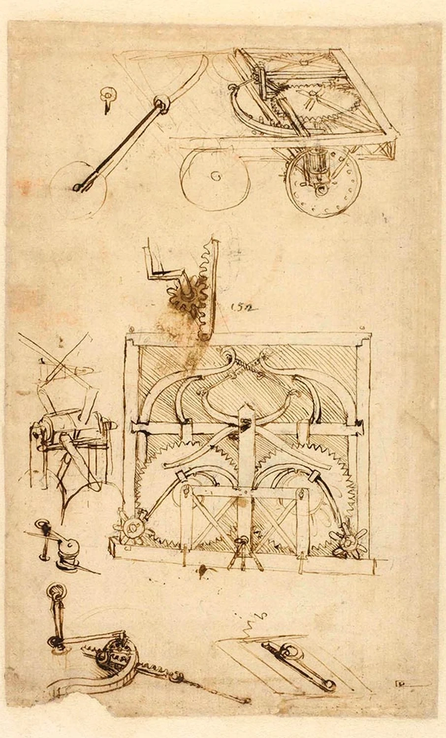Codex Atlanticus (F0812), Léonard de Vinci
