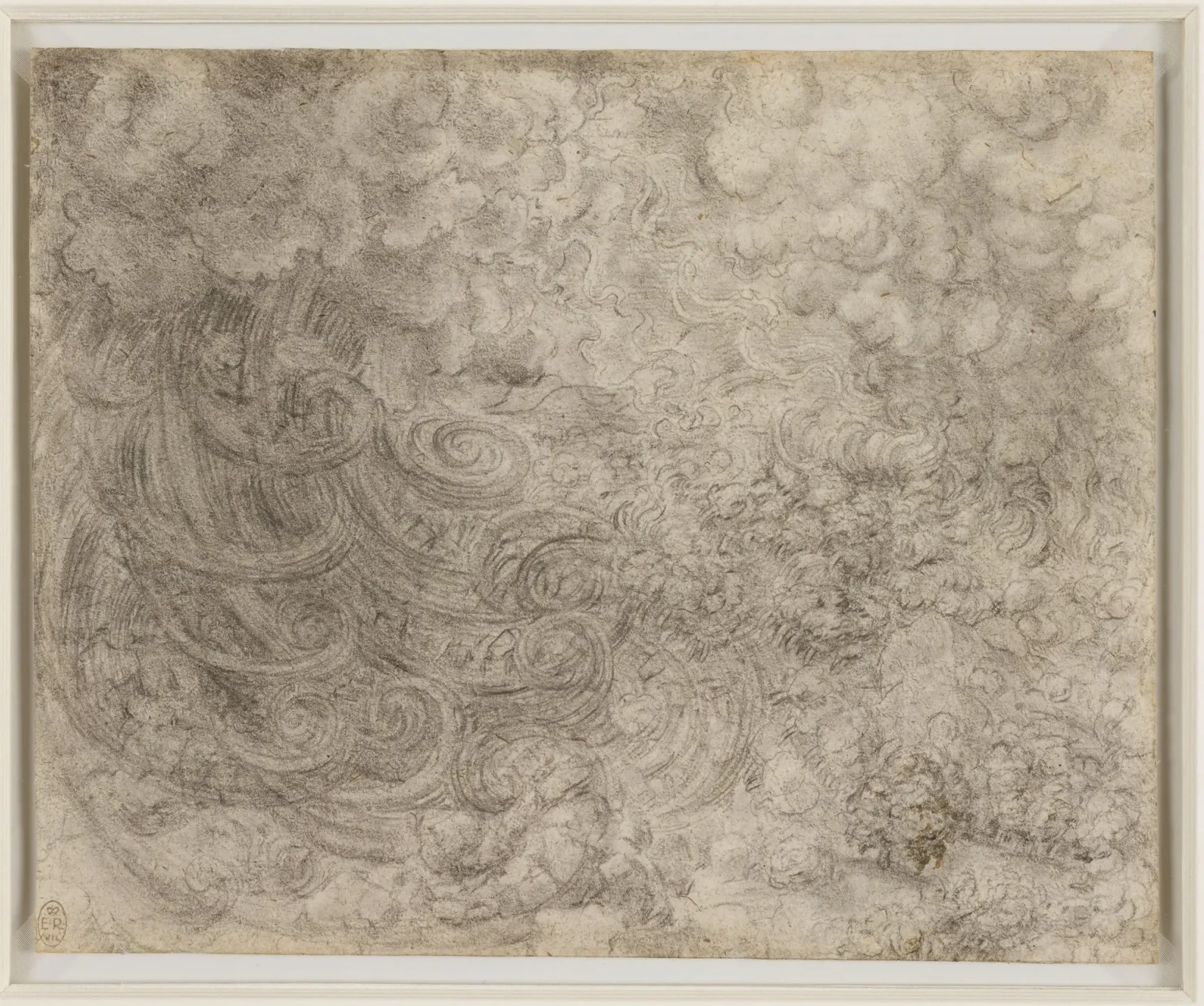 Déluge et tempête sur une région boisée, Léonard de Vinci