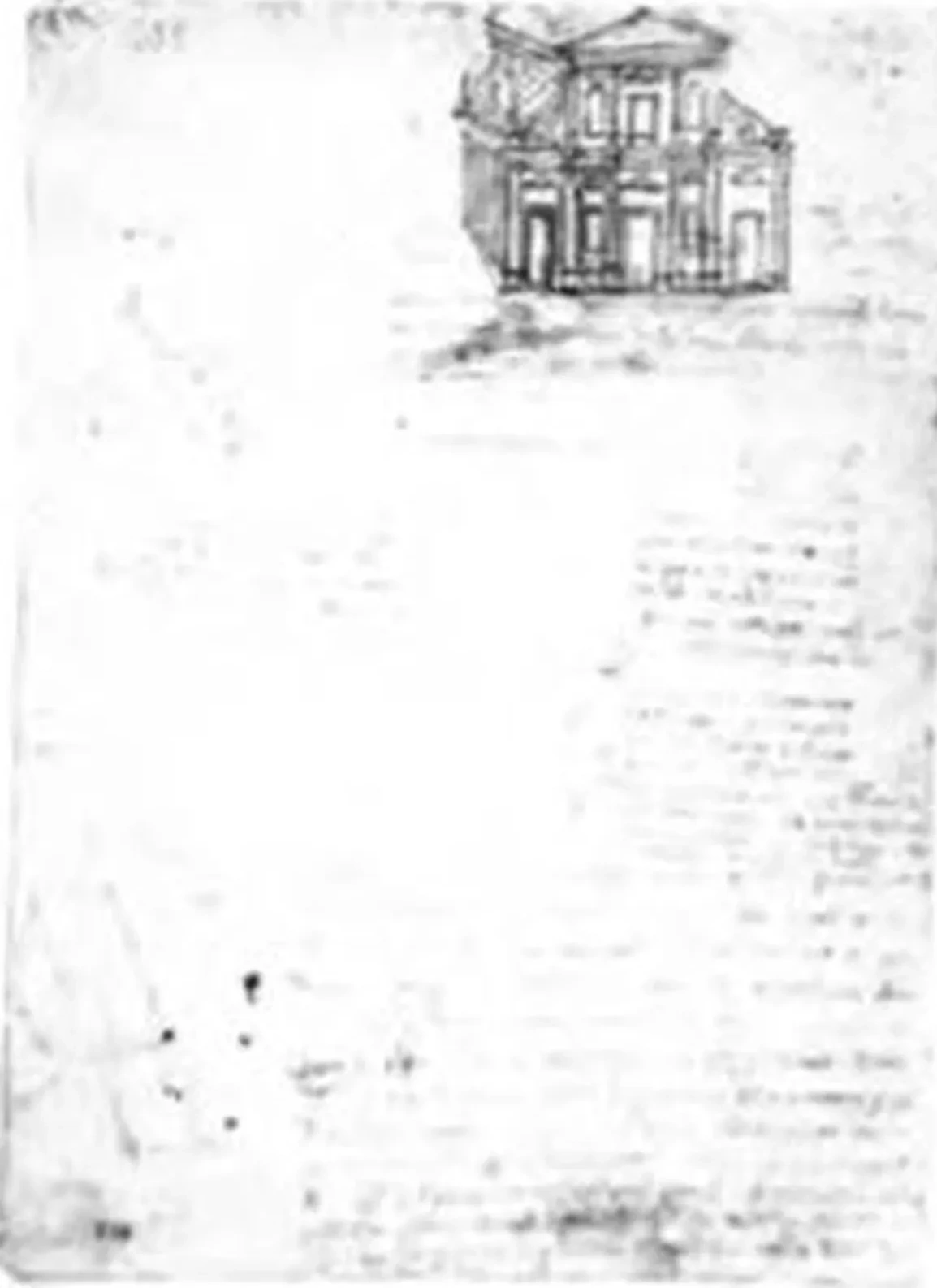 Design for a Church Façade, Leonardo da Vinci