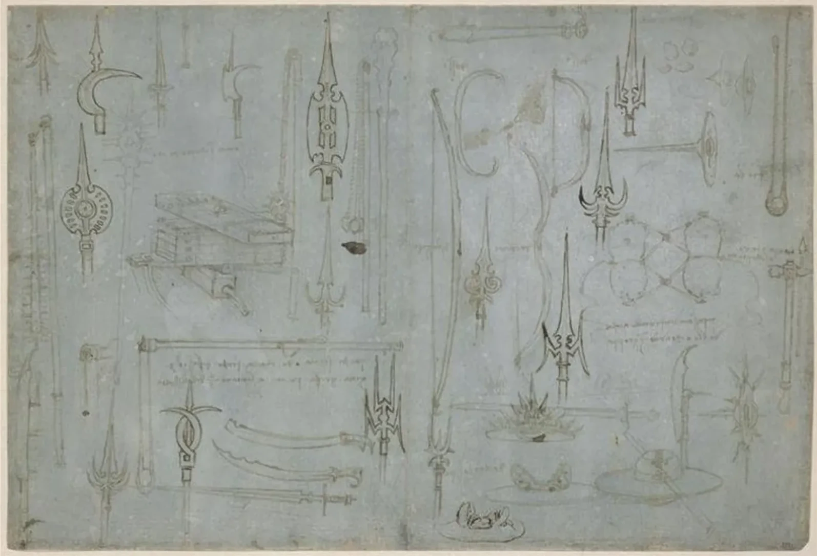 Divers projets d'armes, Leonardo da Vinci