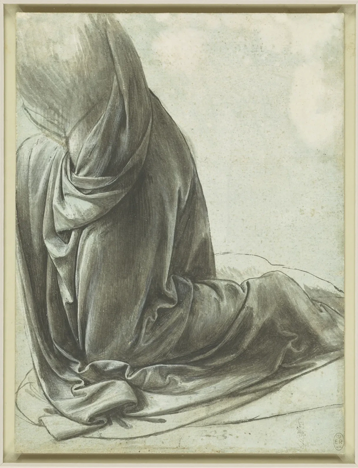 Drapery Study for a Kneeling Figure, Leonardo da Vinci