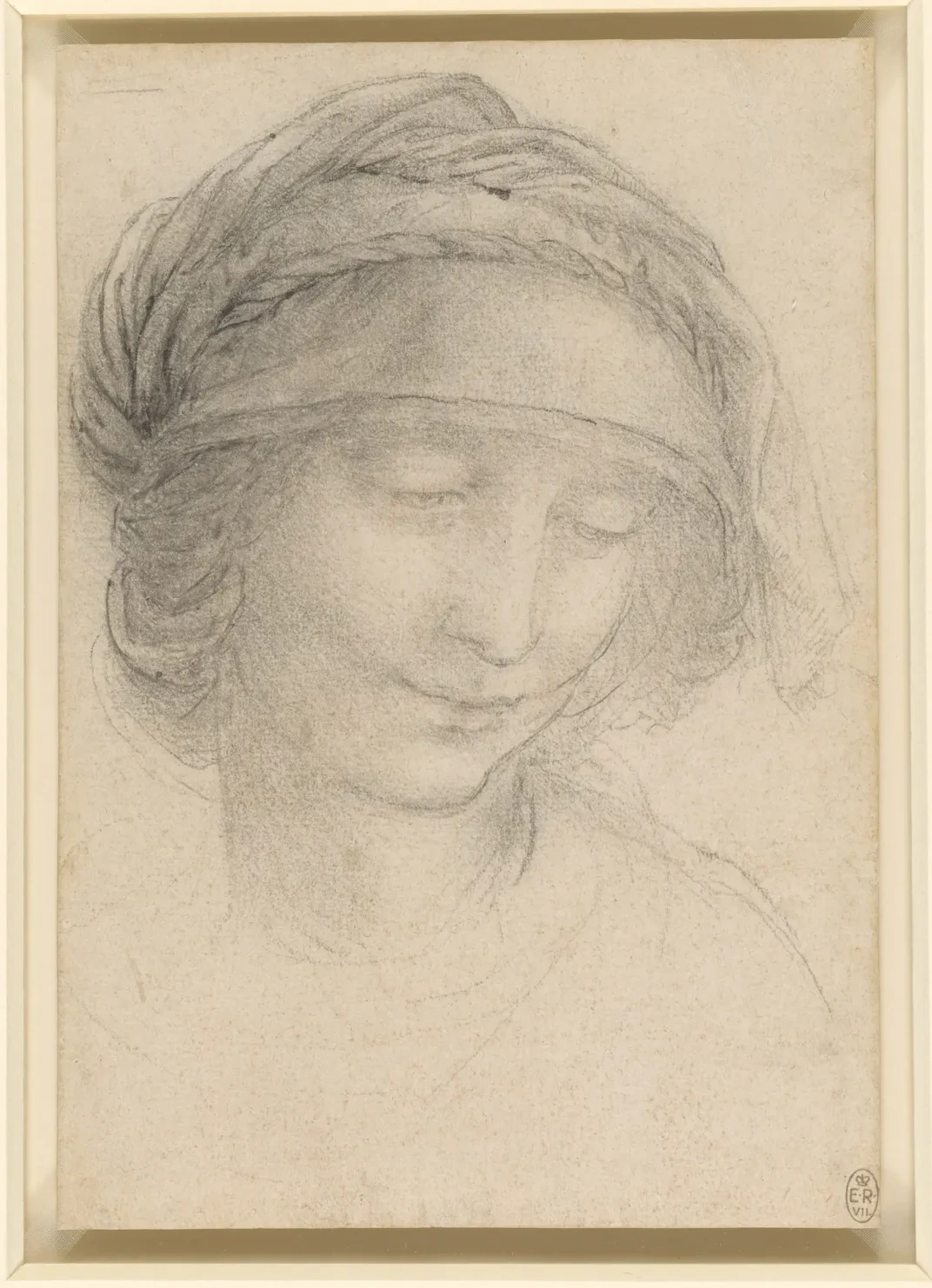 Étude pour la tête de sainte Anne, Leonardo da Vinci