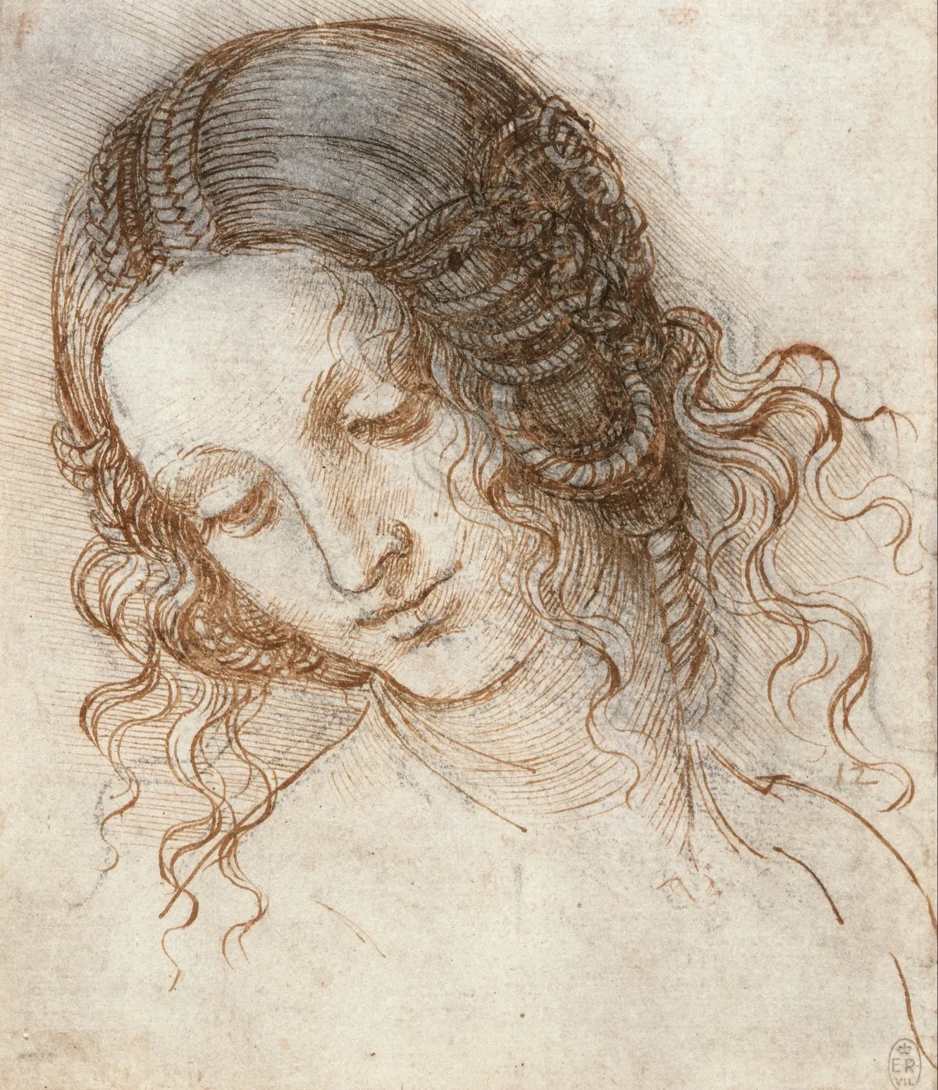Tête de Léda, Léonard de Vinci
