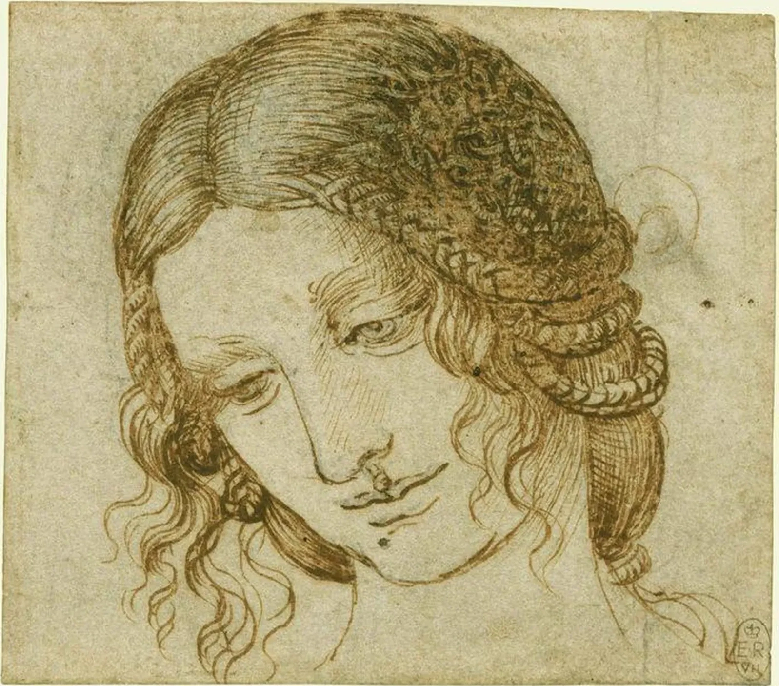 Tête de Léda, Léonard de Vinci