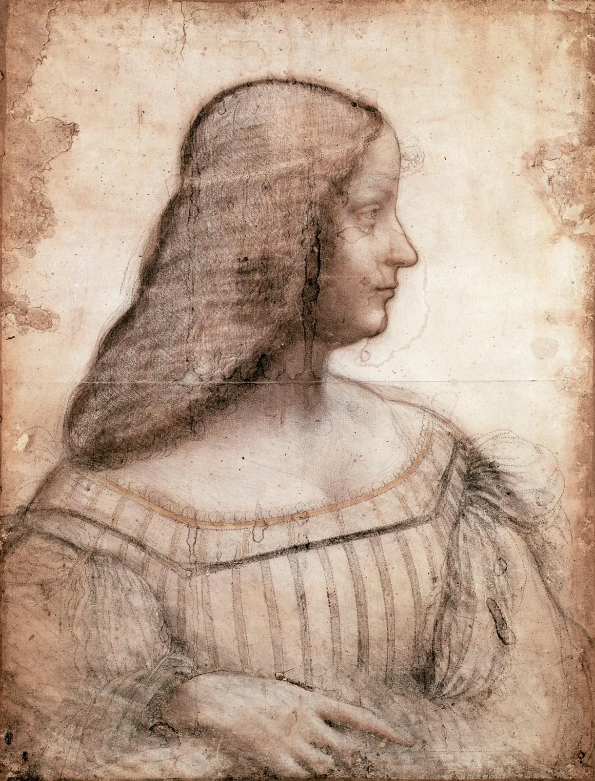 Isabelle d'Este, Léonard de Vinci