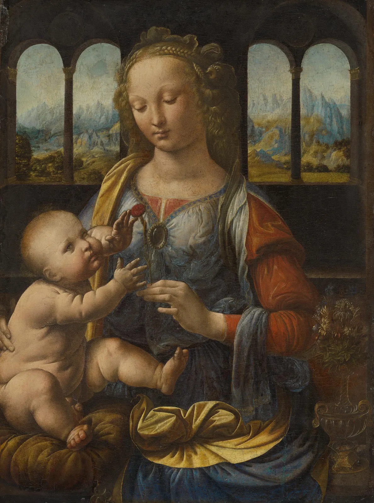 La Madone à l'œillet, Leonardo da Vinci