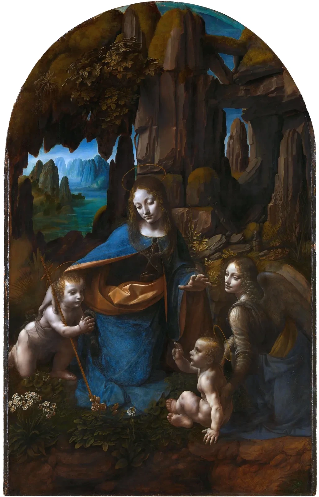 La Vierge aux rochers, Léonard de Vinci