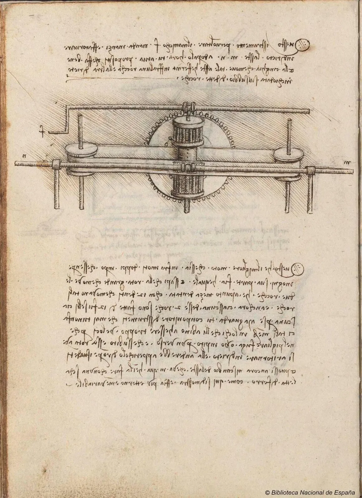 Mechanism for Back-and-Forth Motion with Crank, Leonardo da Vinci