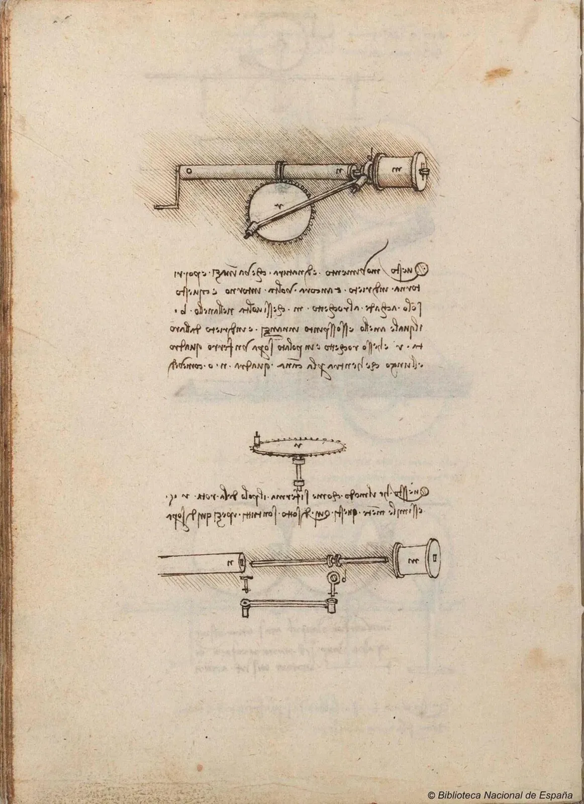 Mechanisms for Back-and-Forth Motion, Leonardo da Vinci