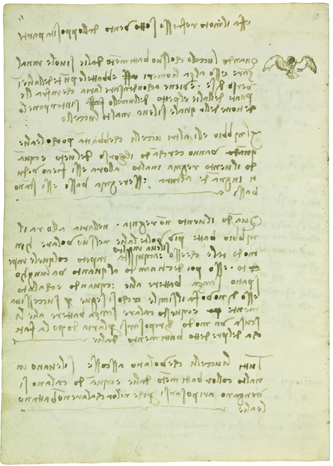 Notes on the Beating of Birds' Wings, Leonardo da Vinci