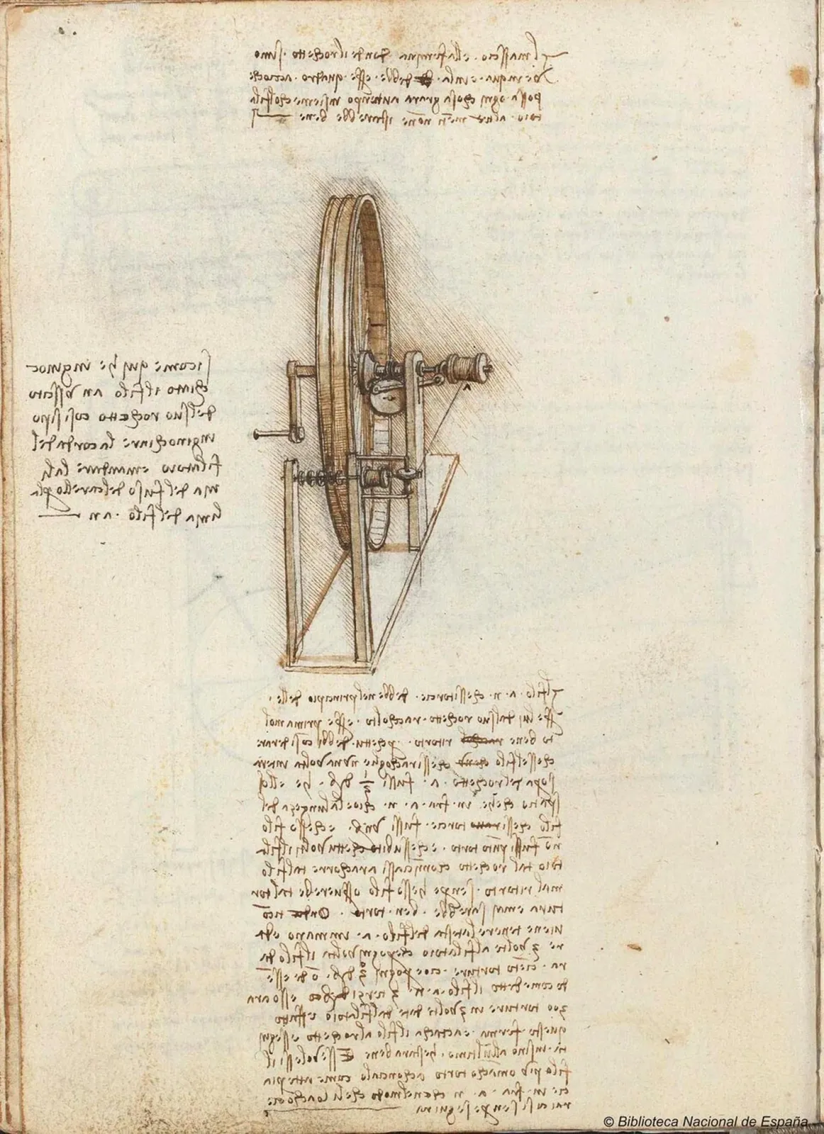 Spinning Wheel, Leonardo da Vinci