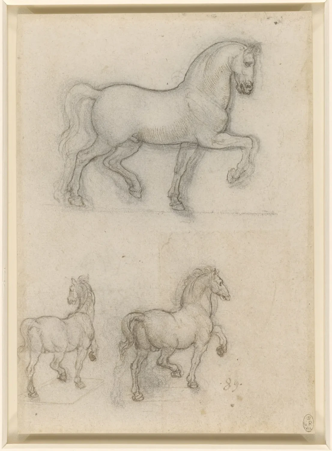 Études pour le monument Trivulzio, Léonard de Vinci