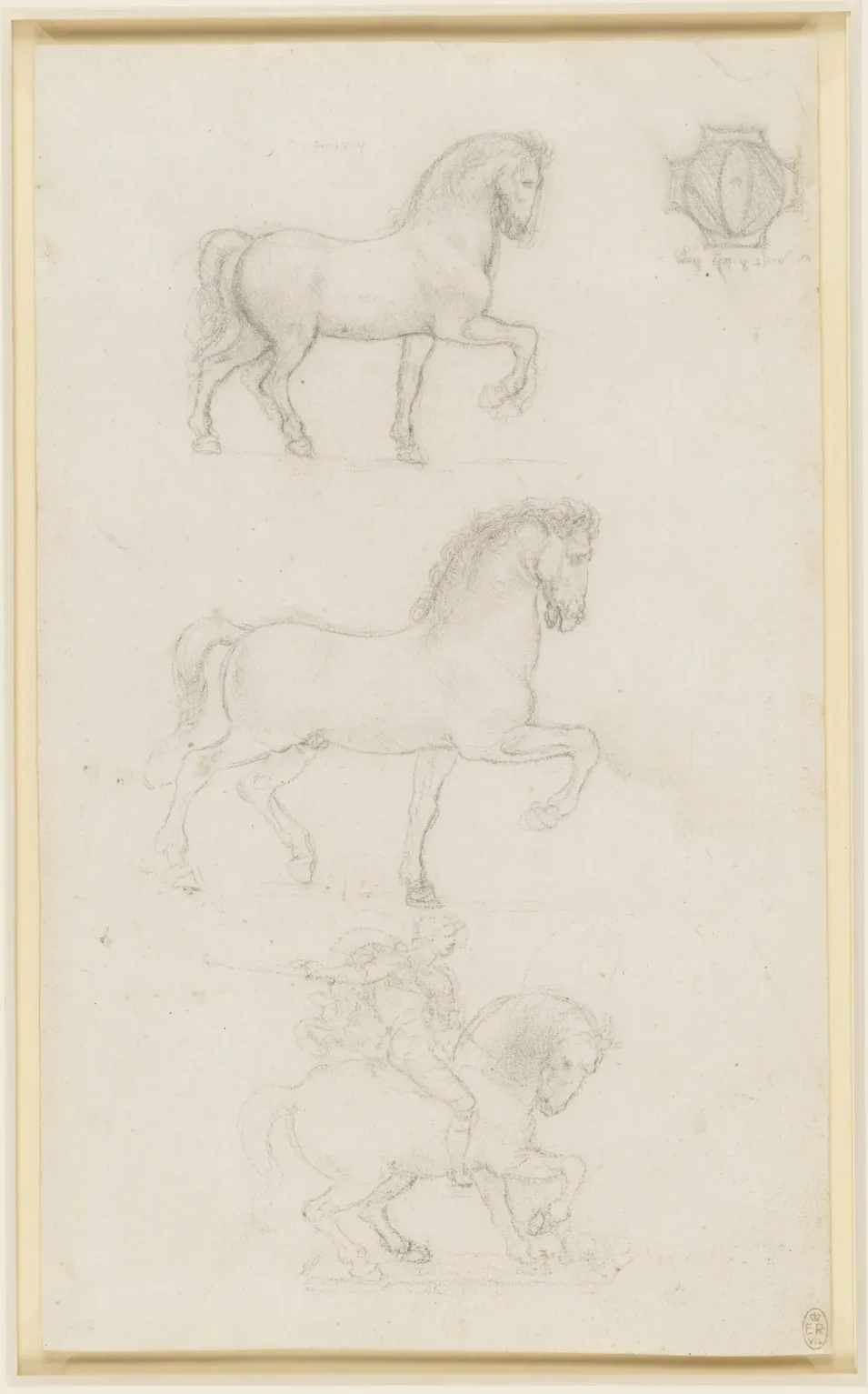 Studies for the Trivulzio Monument, Leonardo da Vinci