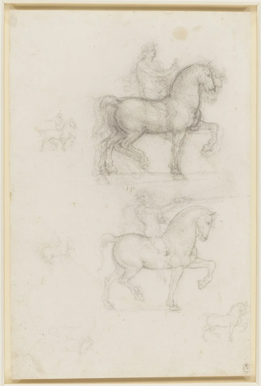 Studies for the Trivulzio Monument, Leonardo da Vinci