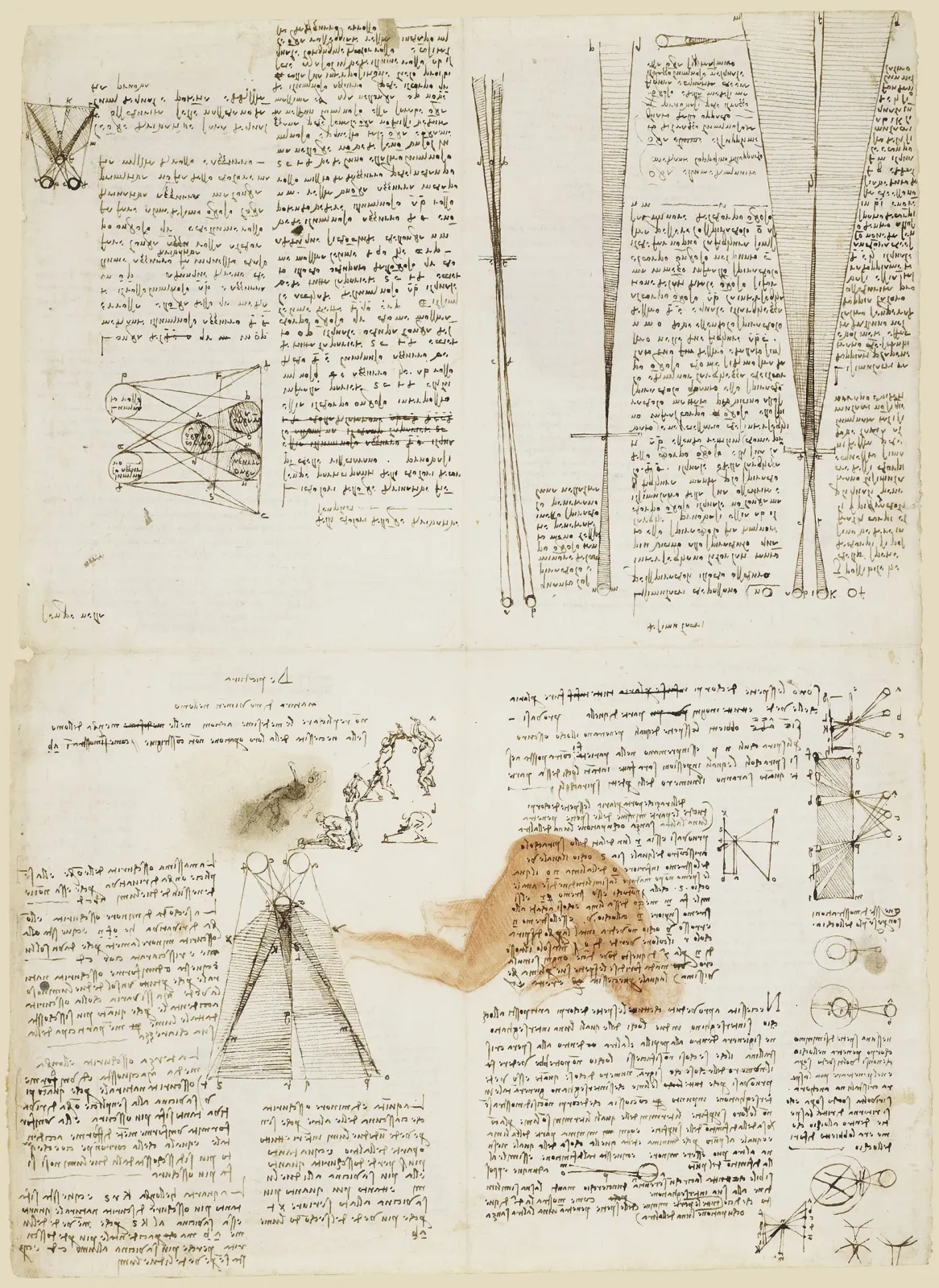 Studies of Light and Shade, Leonardo da Vinci