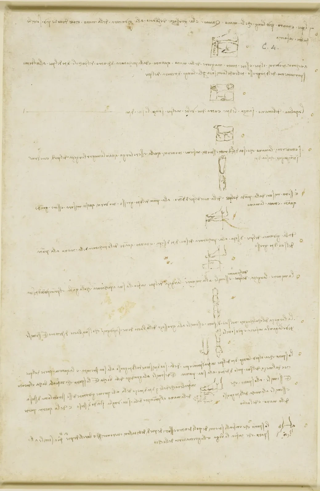 Studies of the Proportions of the Foot, Leonardo da Vinci