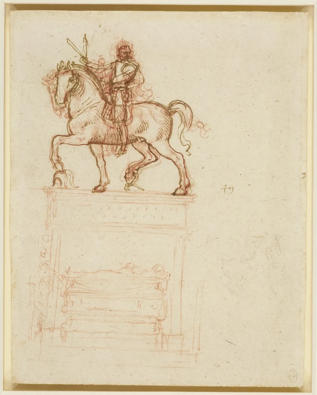 Study for the Trivulzio Monument, Leonardo da Vinci
