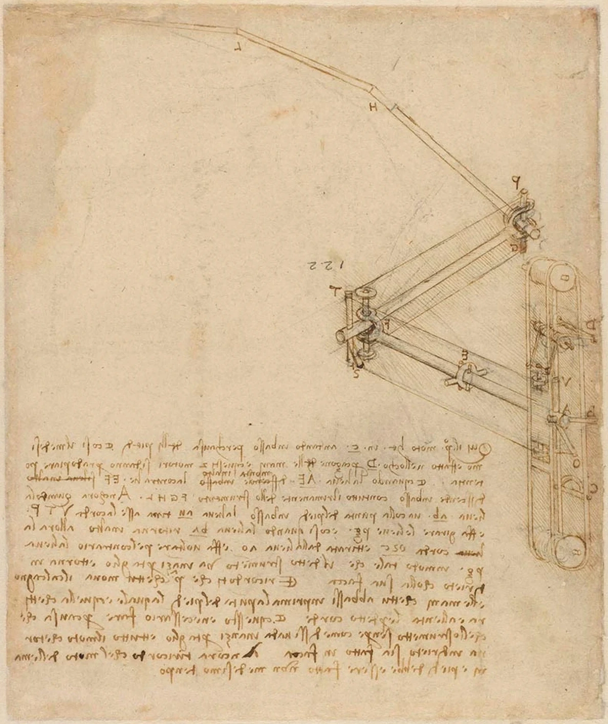 Study of an Articulated Wing, Leonardo da Vinci