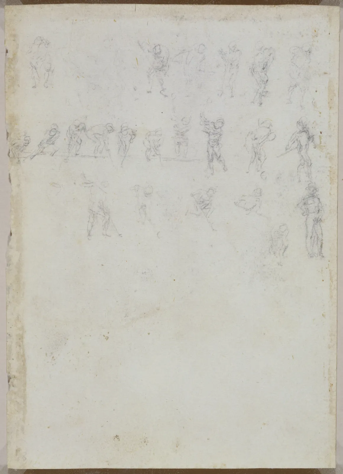 Study of Figures in Action, Leonardo da Vinci