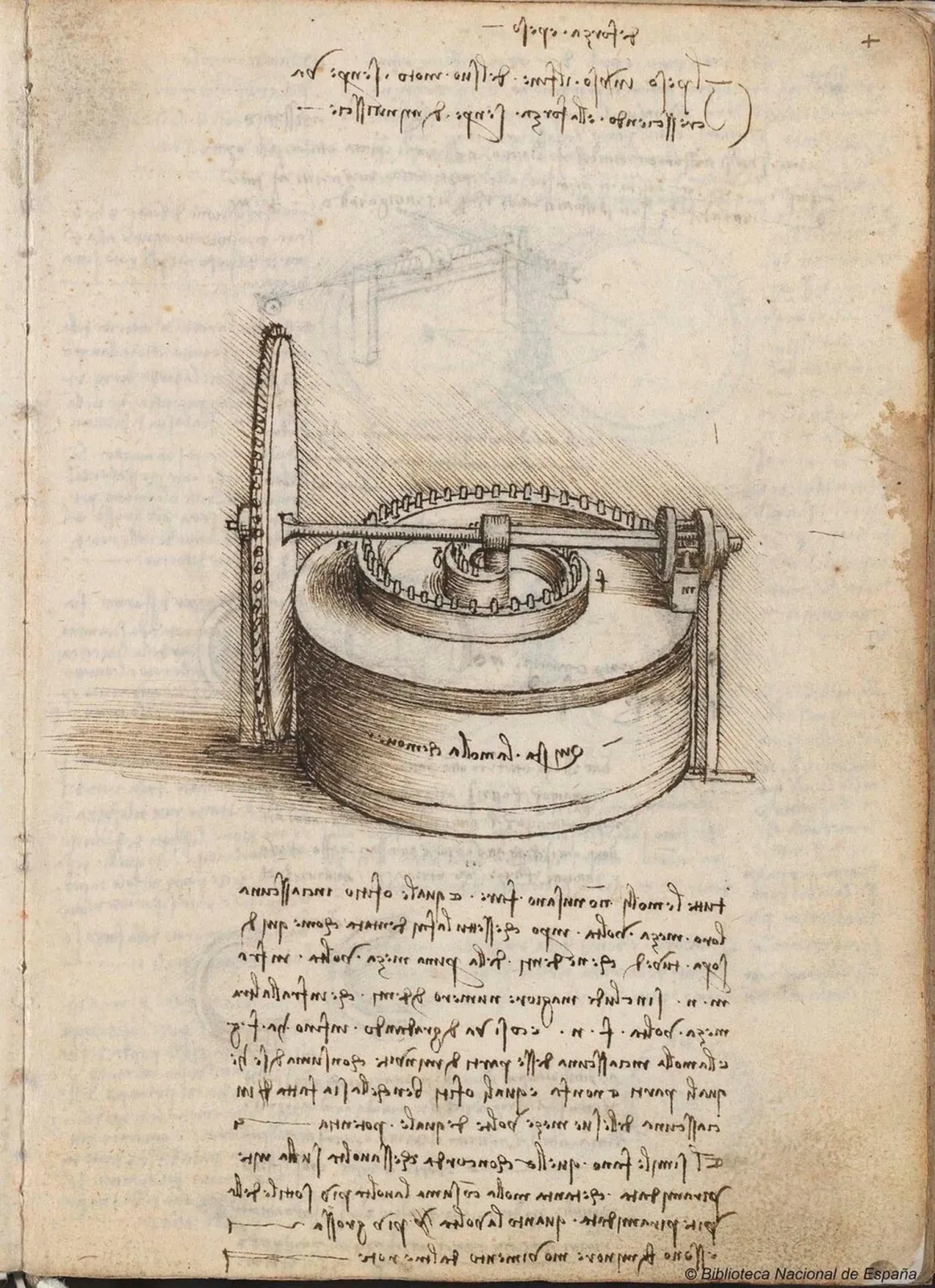 Study of the Mechanical Power of a Spring, Leonardo da Vinci