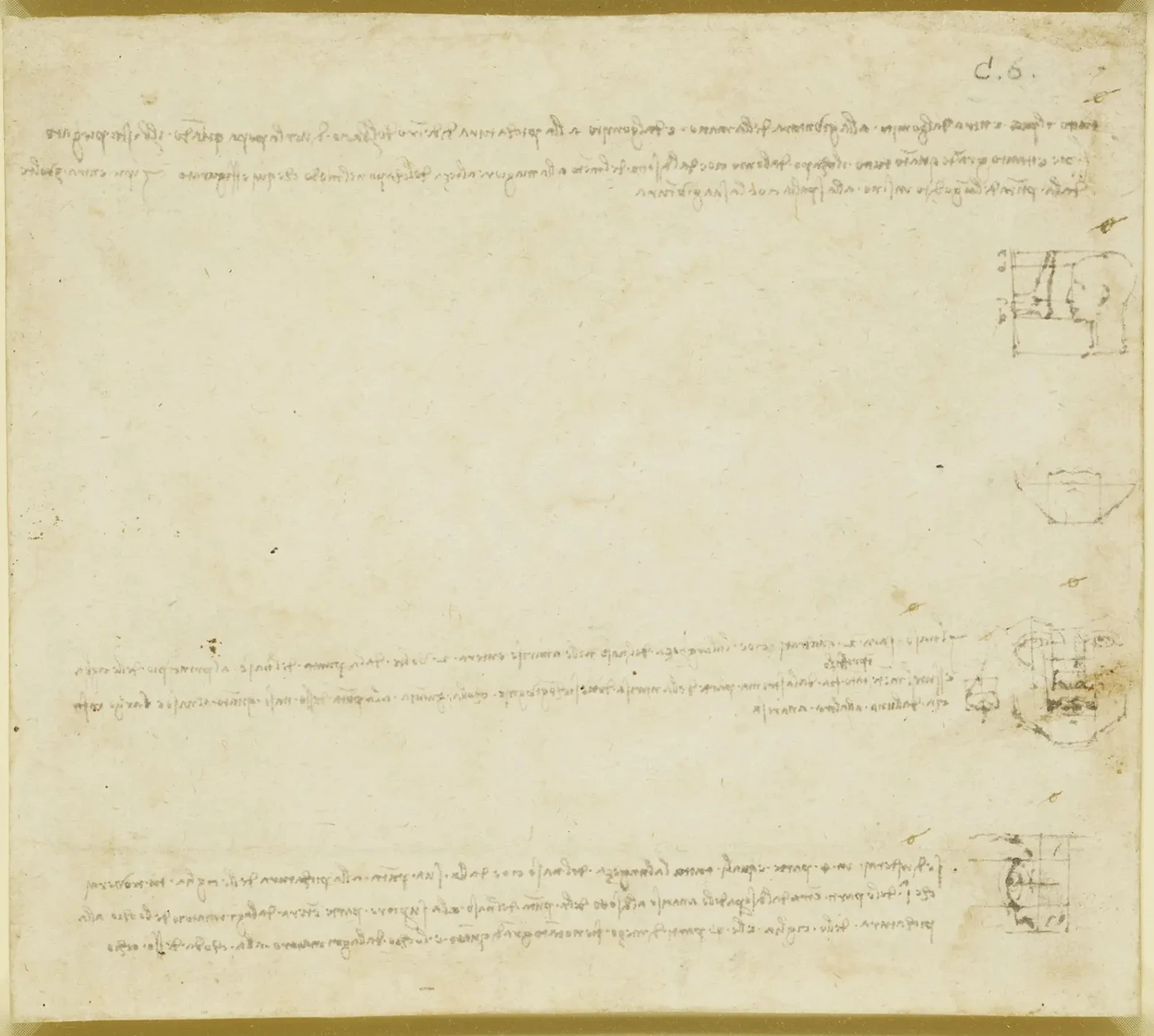 Study of the Proportions of the Length of the Foot, which Fits Twice into the Length of the Arm from the Wrist to the Shoulder, Leonardo da Vinci