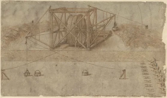 Excavator for Canal Construction (based on design of another engineer)