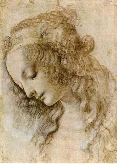 Tête de femme de profil