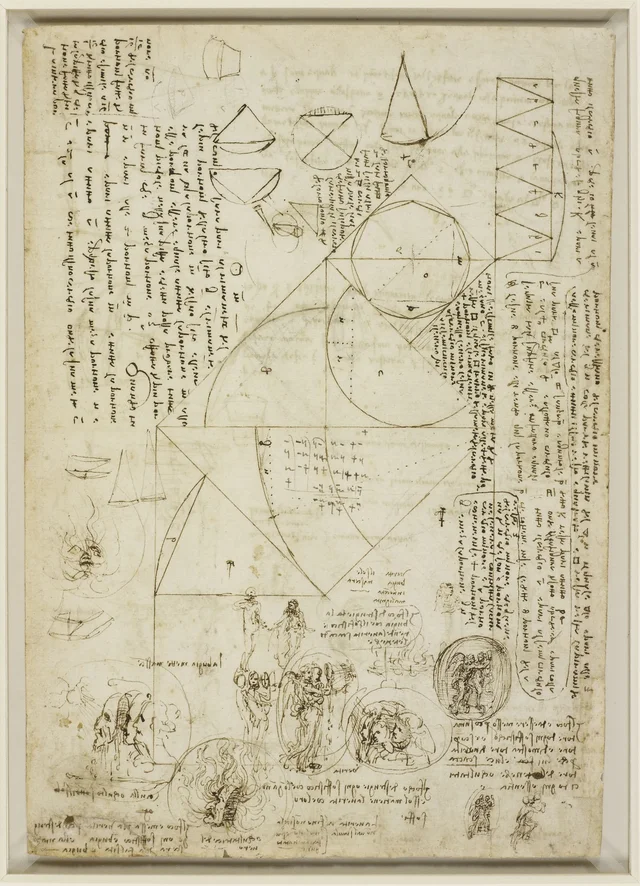 幾何学の素描と寓意のための習作（真実と虚偽）