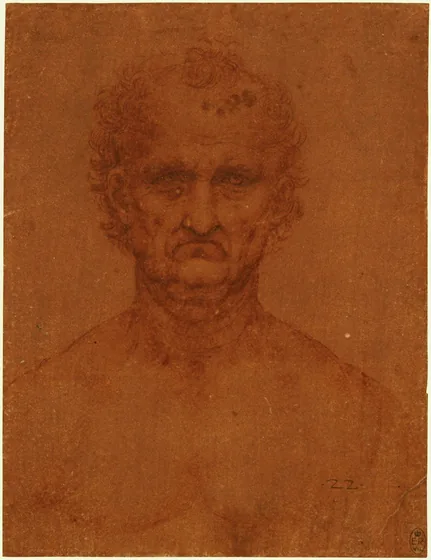 Head and Shoulders of an Older Man