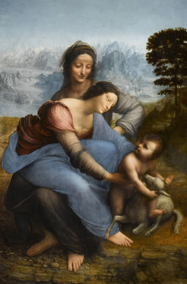 La Virgen, el Niño Jesús y santa Ana, Leonardo da Vinci
