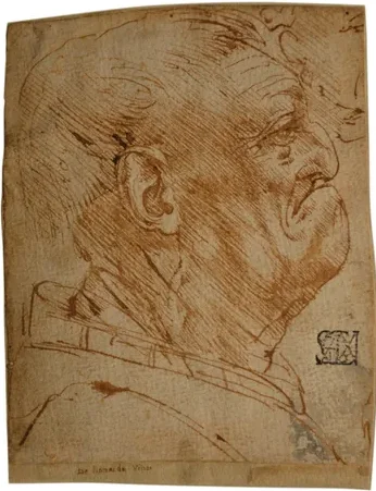 Profile Study of a Grotesque Male Head