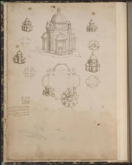 Studies for a Building on a Centralized Plan